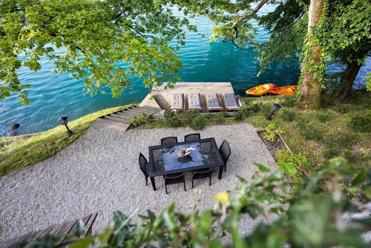 Private Beach House On Lake Bled Exteriér fotografie