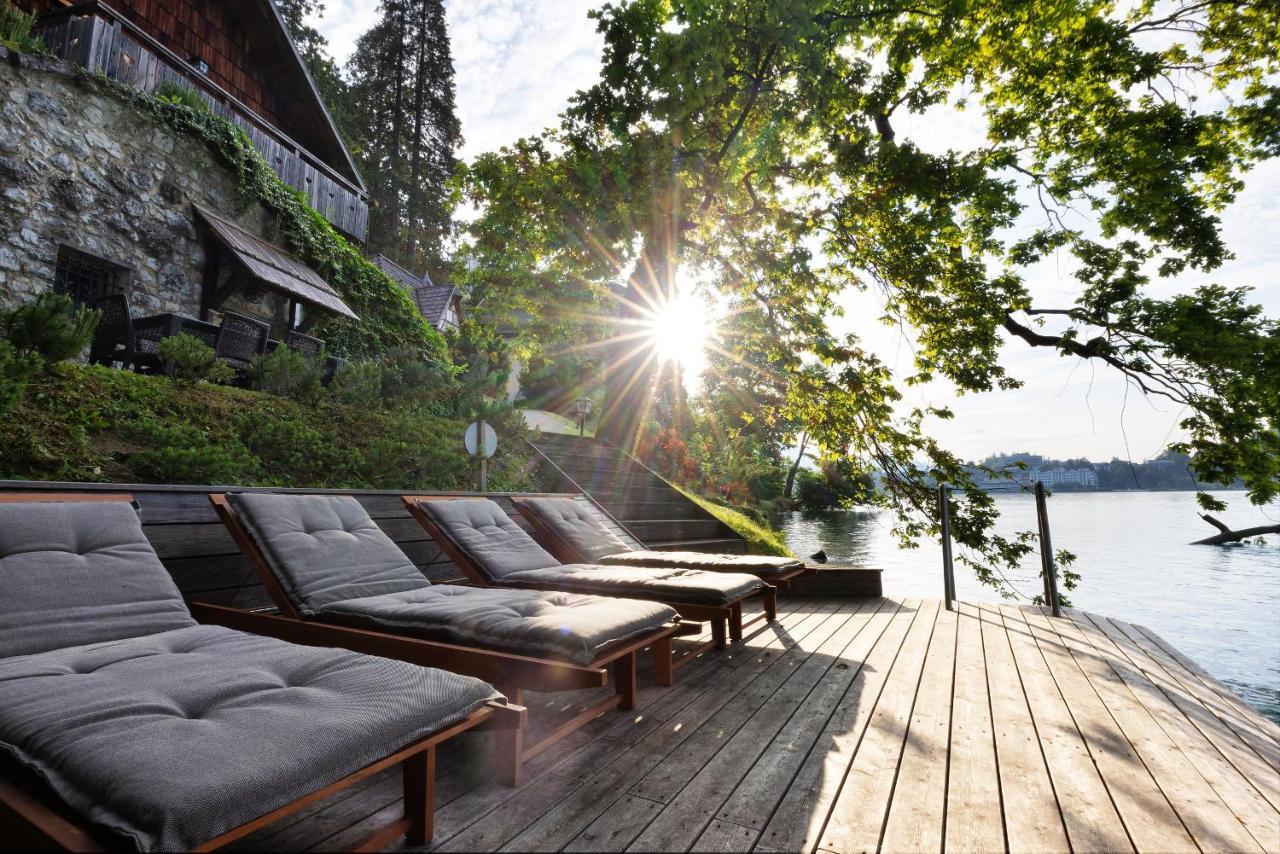 Private Beach House On Lake Bled Exteriér fotografie